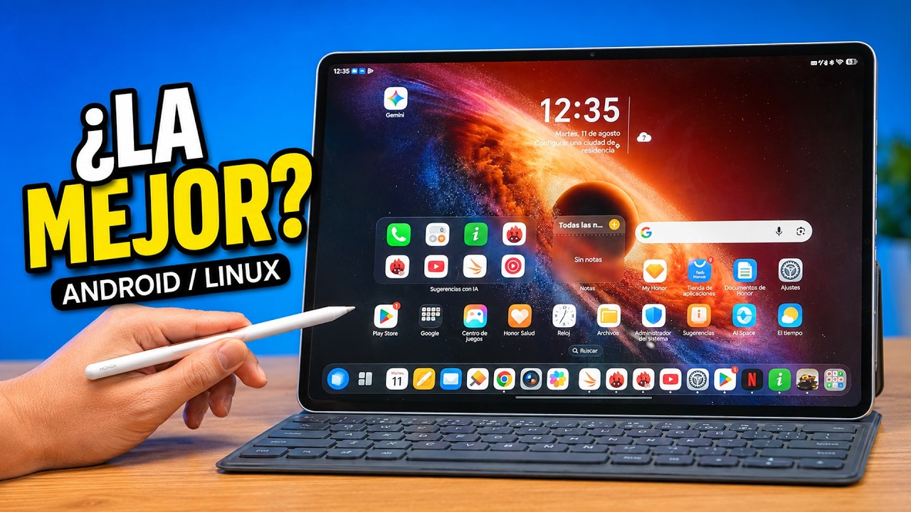 Así es La MEJOR TABLET Android/Linux del 2026 | Honor MagicPad 4