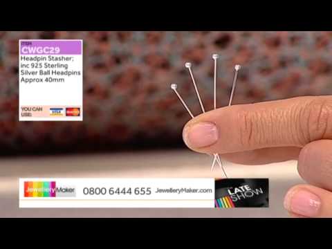 Amethyst Small Nuggets on The Late Show (JewelleryMaker) LIVE 11/07/2015