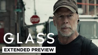 Glass (Starring Bruce Willis) | The Overseer Hunts Down The Horde | Extended Preview