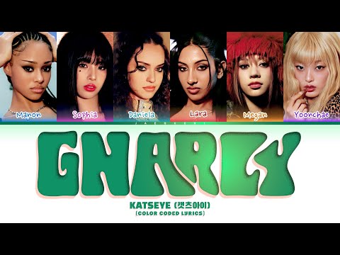 KATSEYE (캣츠아이) 'Gnarly' (Color Coded Lyrics)