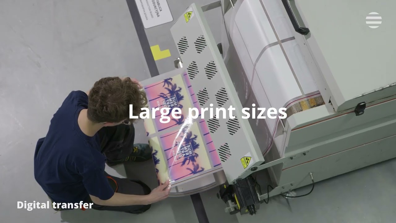 Digital transfer printing on branded promotional merchandise