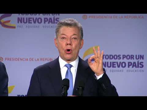 Presidente Santos sobre el rescate del Galeón San José - 23 de julio de 2018