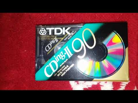 European TDK CDing-II 90 Type II High bias Cassette