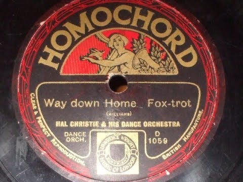 "Way Down Home" Played by Hal Christie & his Dance Orch Homochord D 1959