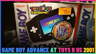 Game Boy Advance At Toys R Us In 2001.