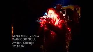 WARRIOR SOUL at the Avalon in Chicago from December 10, 1992