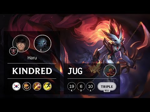 Kindred Jungle vs Graves - KR Grandmaster Patch 9.8