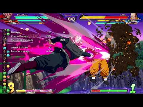 DBFZ S3 Goku Black corner bnb (5k dmg)