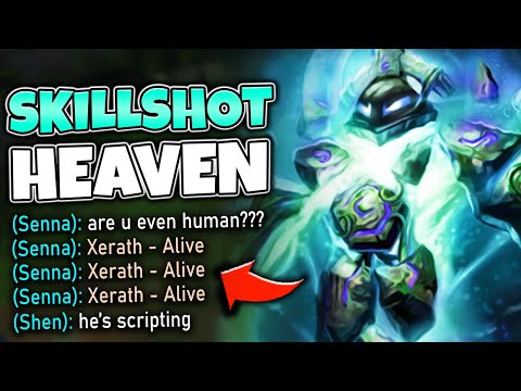 SKILLSHOTS SO ACCURATE MY SENNA THINKS I'M A ROBOT! (XERATH SCRIPTS) - League of Legends