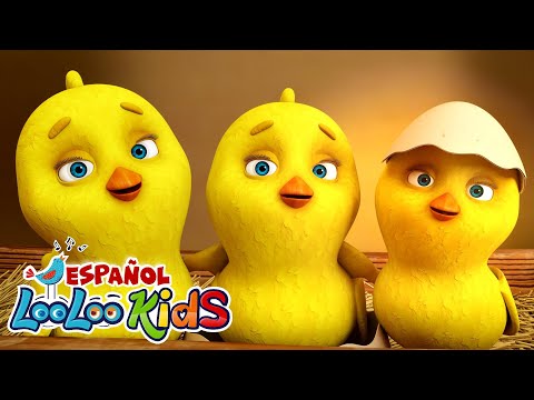 🐤🐥Los Pollitos Dicen Pio Pio + La Vaca Lola - Canciones Infantiles para niños - LooLoo Kids