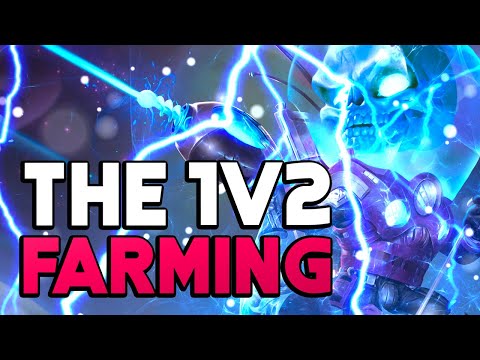 1v2ING THE DUO LANE ALL GAME! - Smite