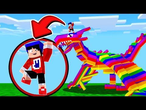 Minecraft: MY RAINBOW DRAGON GOT HUGE - AGE OF DRAGONS Ep.12 « Nitro »