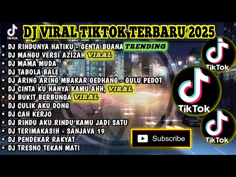 DJ VIRAL TIKTOK TERBARU 2025 | RINDUNYA HATIKU - OST GENTA BUANA | MANGU VERSI AZIZAH FULL ALBUM