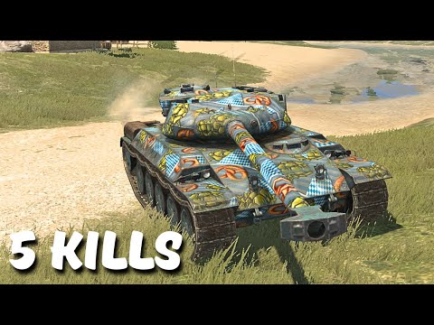 AMX 30 1er prototype - 5 KILLS | 6,8 K Damage, WoT Blitz Replay