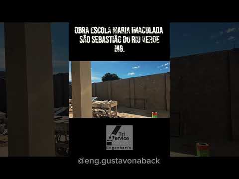Obra Escola Maria Imaculada.  São Sebastião do Rio Verde-MG  #construtoratriservice #obras