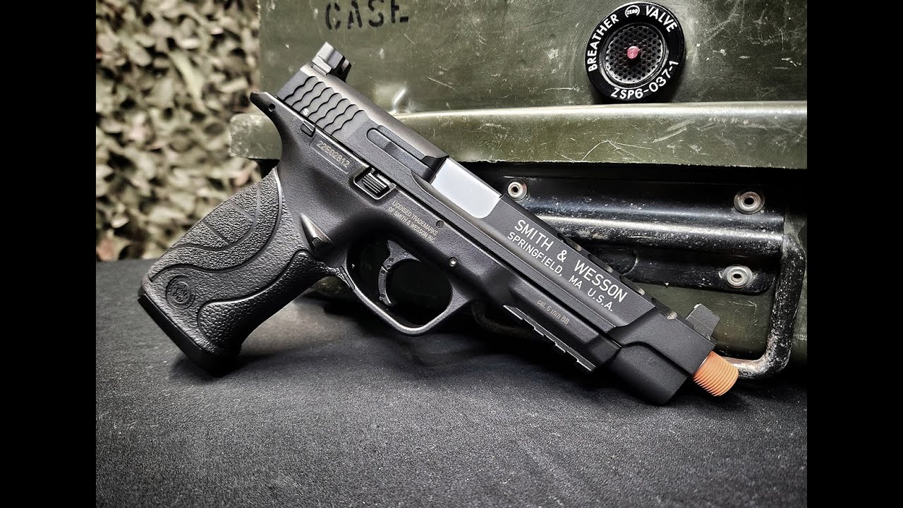 Smith & Wesson M&P 9L Performance Center CO2 Powered Airsoft Pistol YouTube Video ID _V3oW-017Ks