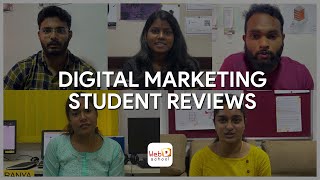 Digital Marketing Student Testimonials - Web D School | Best Institute in Chennai