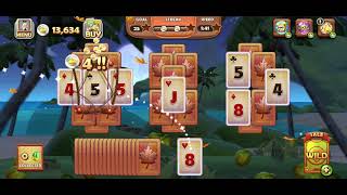 Solitaire Tripeaks by GSN Gameplay/ from Level 14 & 15