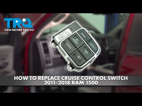 How to Replace Cruise Control Switch 2011-2018 Ram 1500