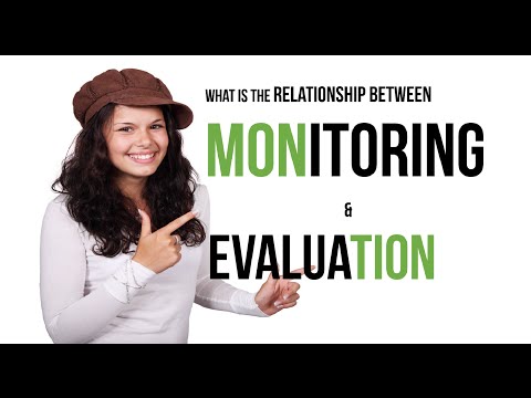 Basic Monitoring & Evaluation Concepts: relationship between monitoring and evaluation for projects