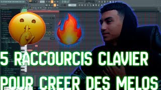 5 RACCOURCIS CLAVIER POUR GAGNER DU TEMPS AVEC SES MÉLODIES SUR FL STUDIO 20 - tuto rap trap