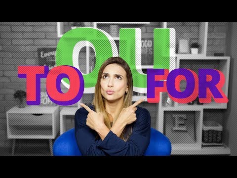 To ou for | quando usar (e nunca mais errar)