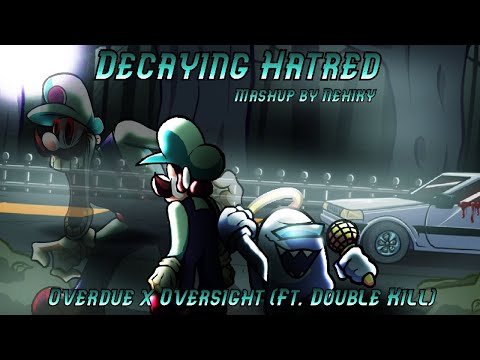 [FNF MASHUP] Decaying Hatred HOTFIX (Overdue x Oversight | Mr. L vs White imposter) [By Nehiky💖]