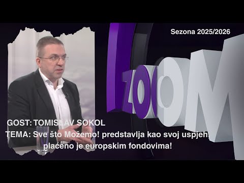 Tomislav Sokol: Sve što Možemo! predstavlja kao svoj uspjeh, plaćeno je europskim fondovima!