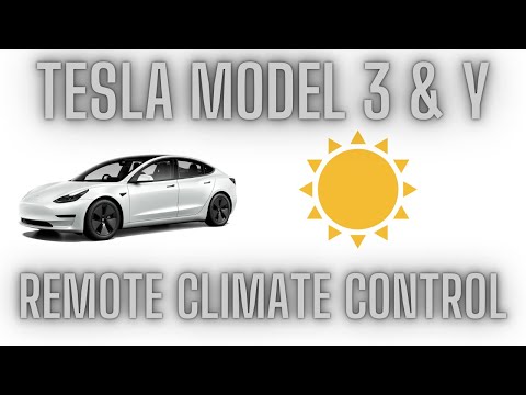 Tesla Remote Climate Control - How useful is it? 43 to 20 degrees in 3 minutes!