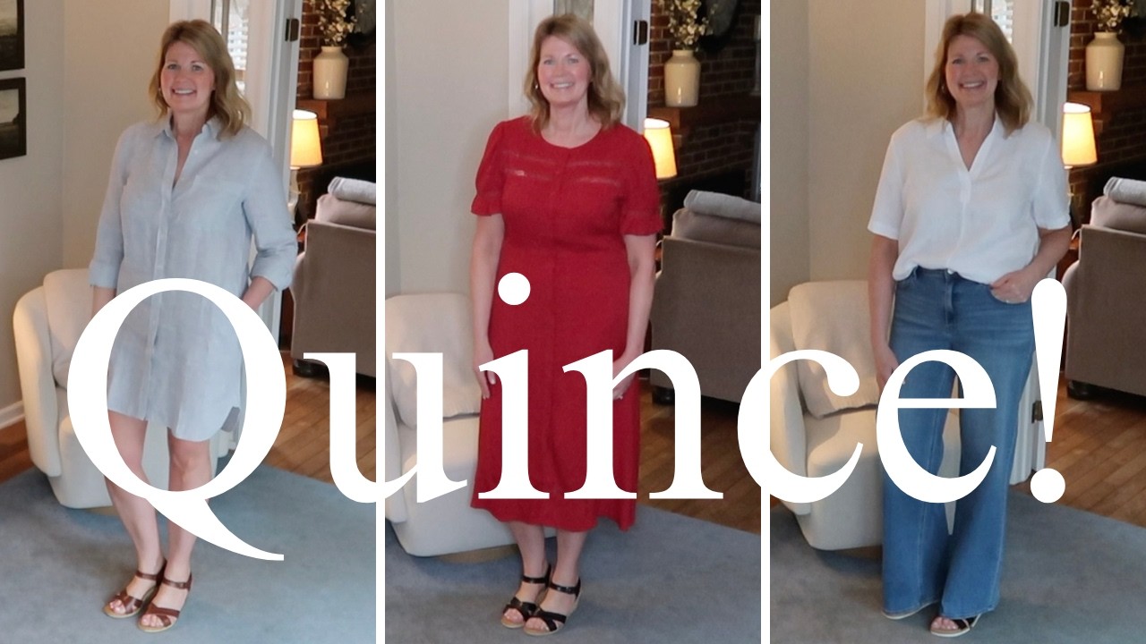 Quince Spring Haul 2026 | Linen, Dresses + Denim (Over 50 Style)