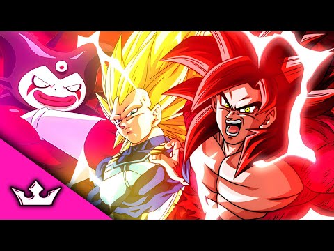 GOKU SSJ4 & VEGETA SSJ3 VS GOMAH - IVANGEL MUSIC | DRAGON BALL DAIMA