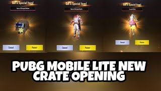 Pubg Mobile Lite New Crate Opening | Forest Elf and Ump Purchase | 180 Gold Fragments