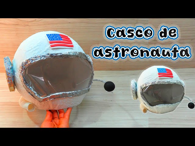 Vídeo relacionado con Funidelia | Casco de Astronauta para Hombre y Mujer Hombre del Espacio, Espacio, Luna - Accesorios para Adultos, Accesorio para Disfraz - Blanco