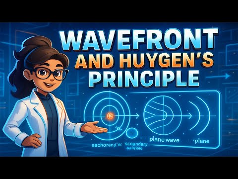 wavefront  and huygen's principle || 3D animated explanation || class 12th physics || Wave optics ||