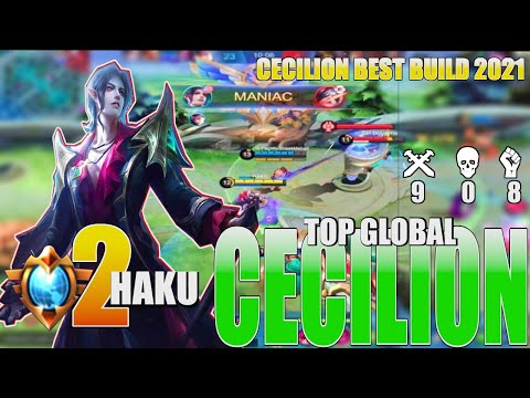 Cecilion Best Build 2021 Top 2 Global Cecilion by Haku ~ MOBILE LEGEND BANG BANG