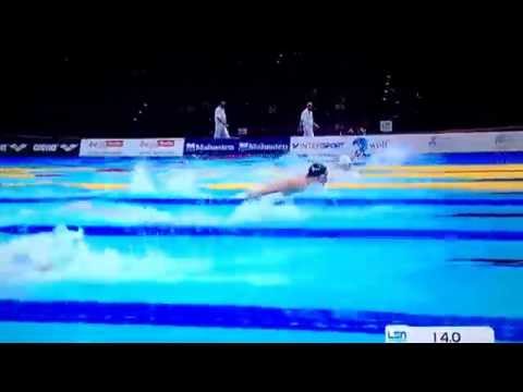 Berlin 2014 swimming final 200m butterfly - men