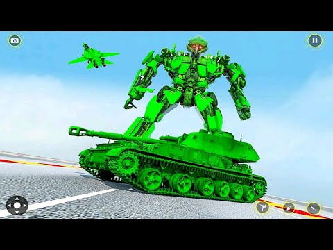 US Army Tank Transform Robot Battle War Shooting #2 - Android Gameplay