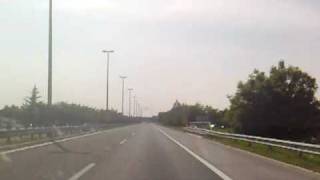 preview picture of video 'Border crossing Gorizia Sant'Andrea (Italy) - Vrtojba (Slovenia)'