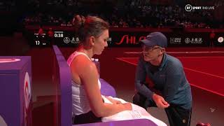 Simona Halep Darren Cahill OCC Shenzen