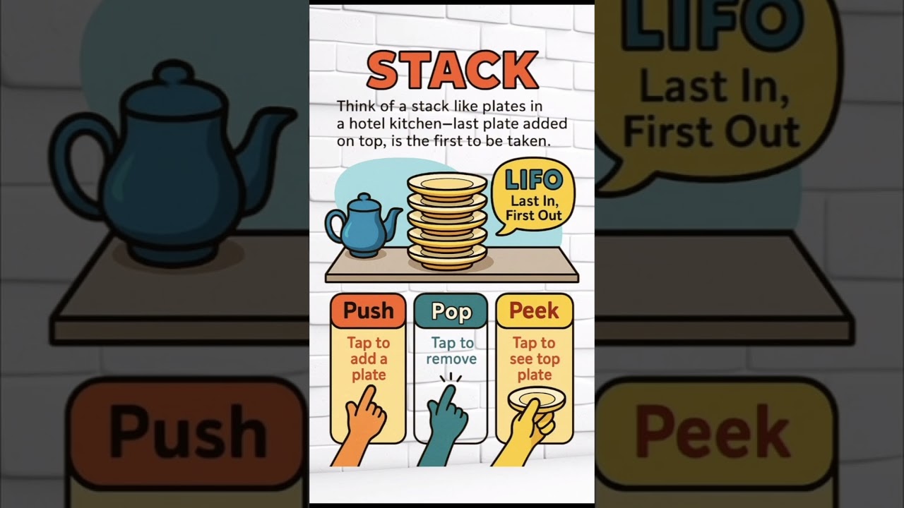 Stack in Data Structures | Easy Tutorial with Visualization Tool