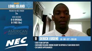 LIU Football Takes Part in NEC Media Day