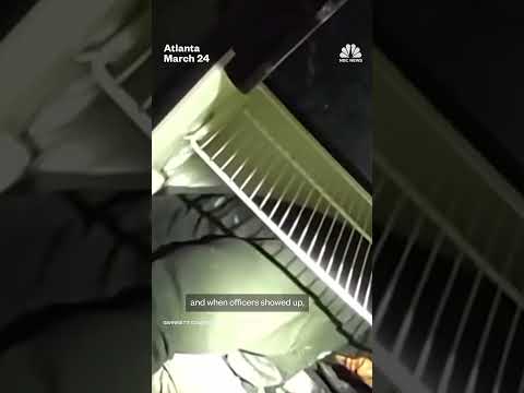 Police in Georgia find an alleged burglar hiding in a fridge