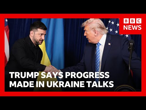 川普聲稱烏克蘭和平協議近在咫尺，但「棘手問題」仍待解決 | BBC News (Trump says Ukraine peace deal close but ‘thorny issues’ remain | BBC News)
