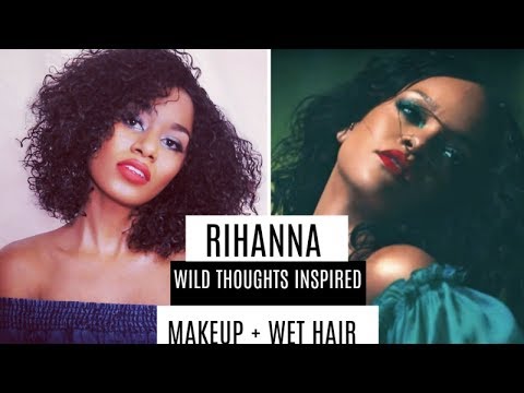 Rihanna Wild Thoughts Inspired Makeup + Hair Tutorial