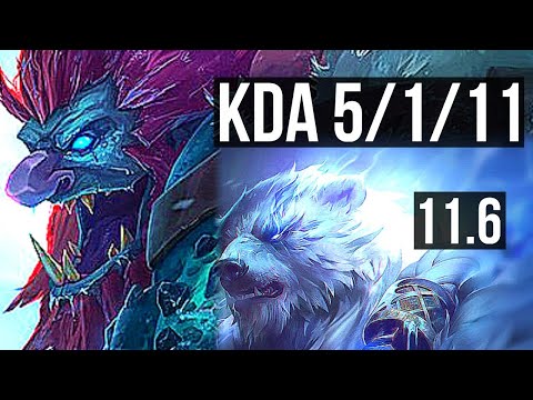 TRUNDLE vs VOLIBEAR (JUNGLE) | 5/1/11 | EUW Diamond | v11.6