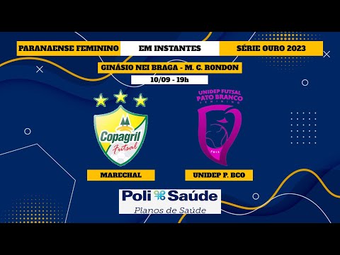 (AO VIVO) MARECHAL C. RONDON X UNIDEP PATO BRANCO - QUARTAS DE FINAL PARANAENE FEMININO 2023