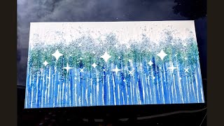 Canvas Art using Shattered Car Glass and Resin!