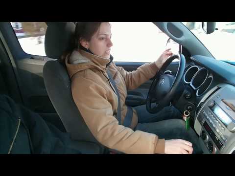 Suzi test drives Toyota tacoma trd 4x4 6speed manual