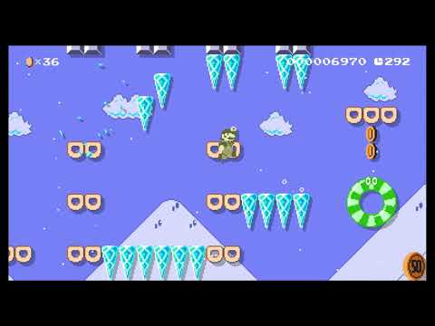 Eric's Super Mario Maker 2 Levels: Icicles & Donuts