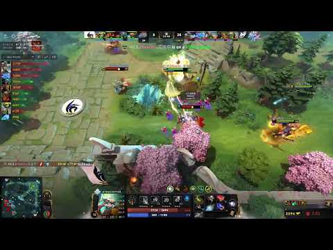 Miracle's Perspective - getting ready for a 1 vs 5 (Rampage Deny)- Elite League 2024 #dota2clips